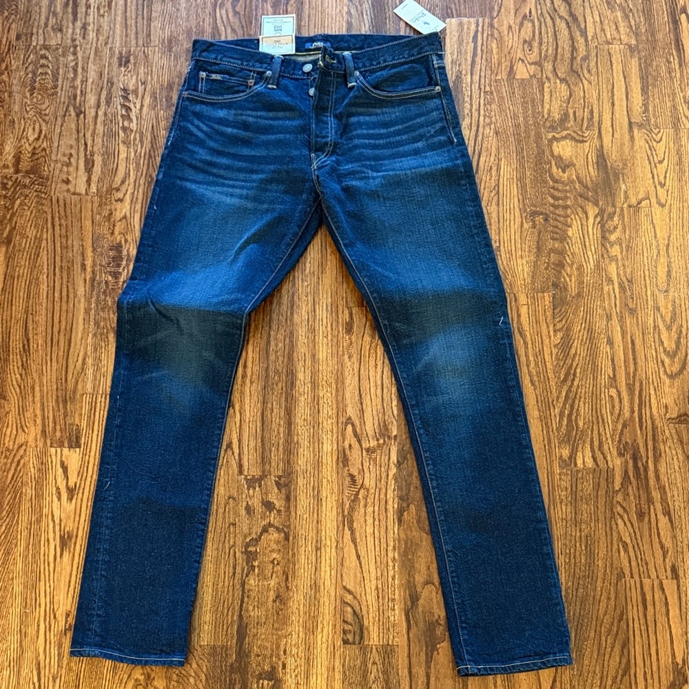 Polo Ralph Lauren Dark Blue Sullivan Slim Jeans 32x34 NWT